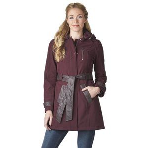 Steve Madden Softshell Anorak Burgandy Jacket